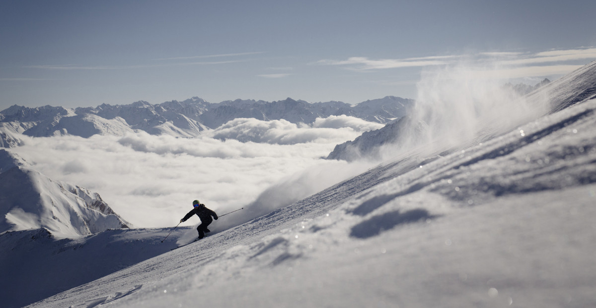 Ischgl, Skifahrer Alpin
