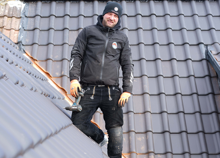 Arbeitssicherheit bei Dachdeckern